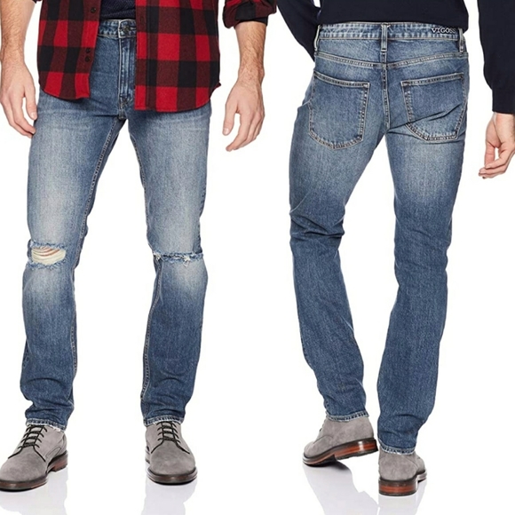 Vigoss Other - Vigoss Mick 330 Slim Medium Wash Destruction Jeans